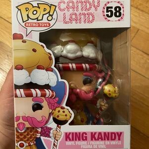 Funko Pink and White Action Figure King Kandy